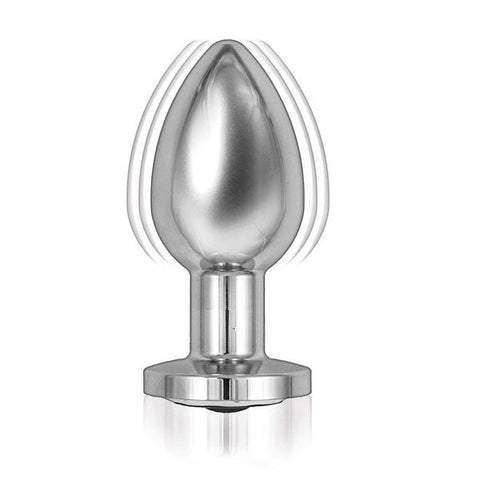 Nasstoys Premium Remote Controlled Vibrating Metal Plug with 10 Functions - Butt Plugs