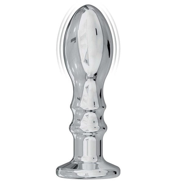 ASS-SATION Remote Vibrating Metal Anal Pleaser - - Anal Vibrators