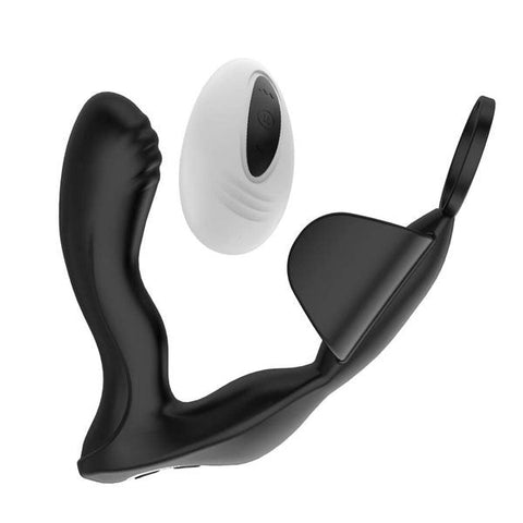 Nasstoys Dual Motor P Spot Massager Heating Vibrations and Cock Ring - Prostate Toys