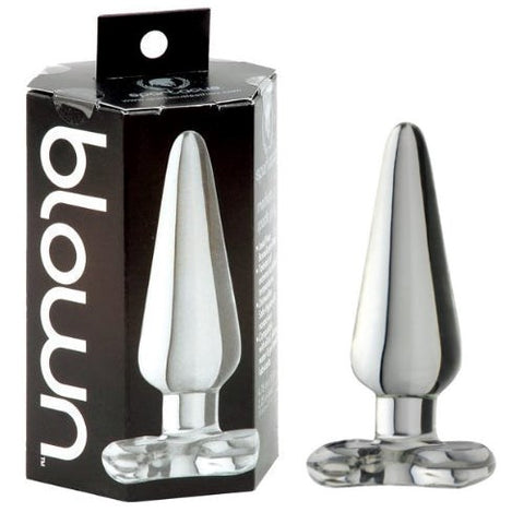 Spartacus Borosilicate Glass Spade Anal Plugs Small Temperature Play - Butt Plugs