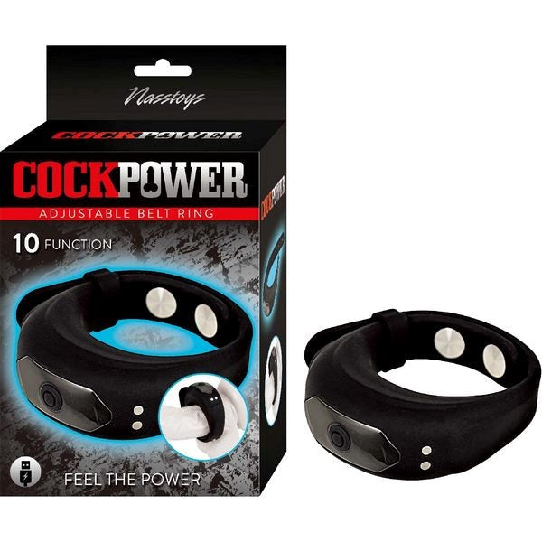 COCKPOWER Adjustable Vibrating Cock Belt Ring - - Vibrating Cock Rings