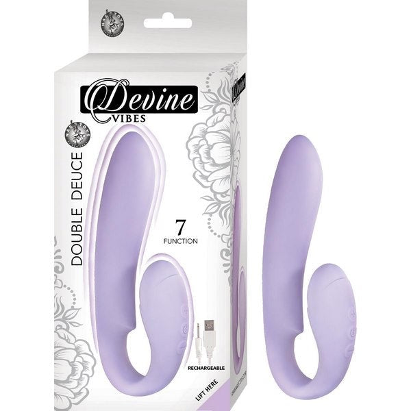 DEVINE VIBES Double Deuce Internal and External Stimulator - - G-Spot Vibrators