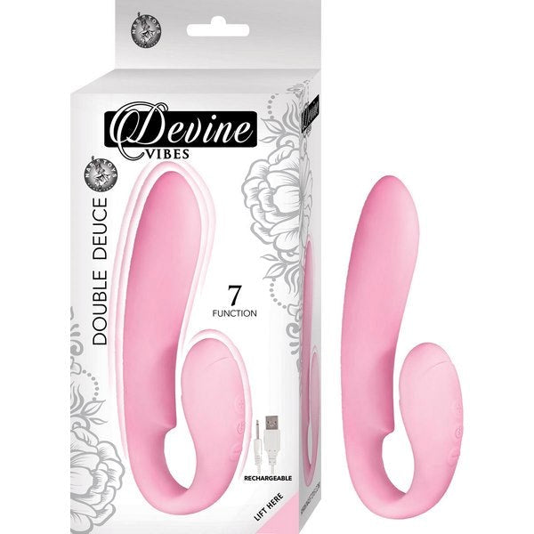 DEVINE VIBES Double Deuce Internal and External Stimulator - - G-Spot Vibrators