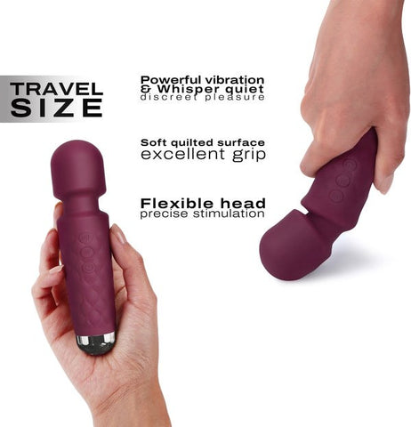 DORCEL Mini Wanderful Rechargeable Clitoral Stimulator 160 Combinations - Body Wands