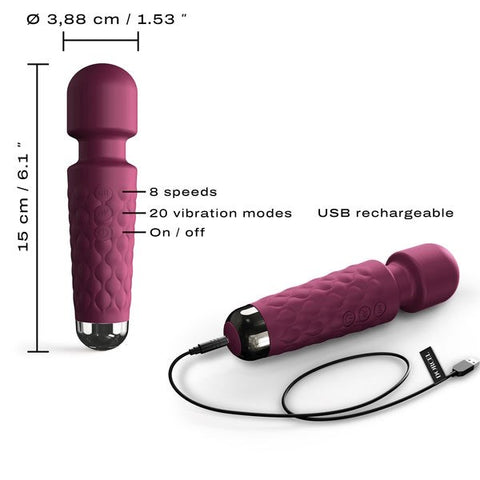 DORCEL Mini Wanderful Rechargeable Clitoral Stimulator 160 Combinations - Body Wands