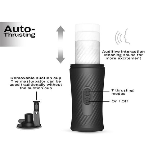 DORCEL Mountable Thrust-Blow Masturbator - Hands-Free Pleasure - Masturbators and Strokers
