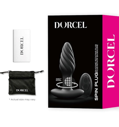 DORCEL Spin Rimming Pleasure Plug 360 Rotating Butt Plug with Vibration - Butt Plugs