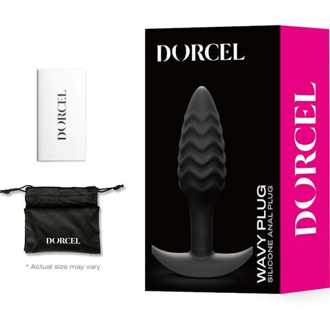 Marc Dorcel Toys Textured Trigger Pleasure Waves Anal Plug with Spiral Design - Butt Plugs