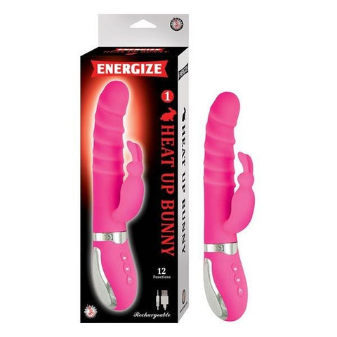 Nasstoys ENERGIZE Heat Up Bunny 1 Heated Rabbit Vibrator 12 Functions - Rabbit Vibrators