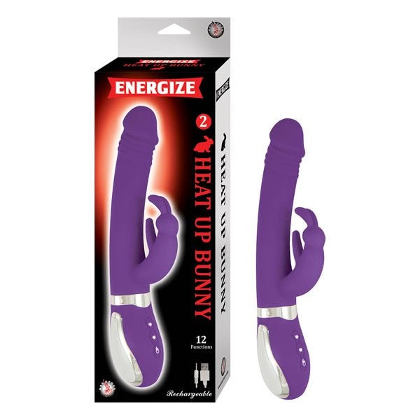 ENERGIZE Heat Up Bunny 2 Waterproof Phthalates Free - - Rabbit Vibrators