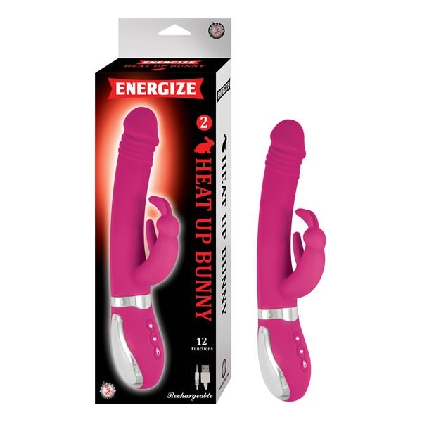ENERGIZE Heat Up Bunny 2 Waterproof Phthalates Free - - Rabbit Vibrators