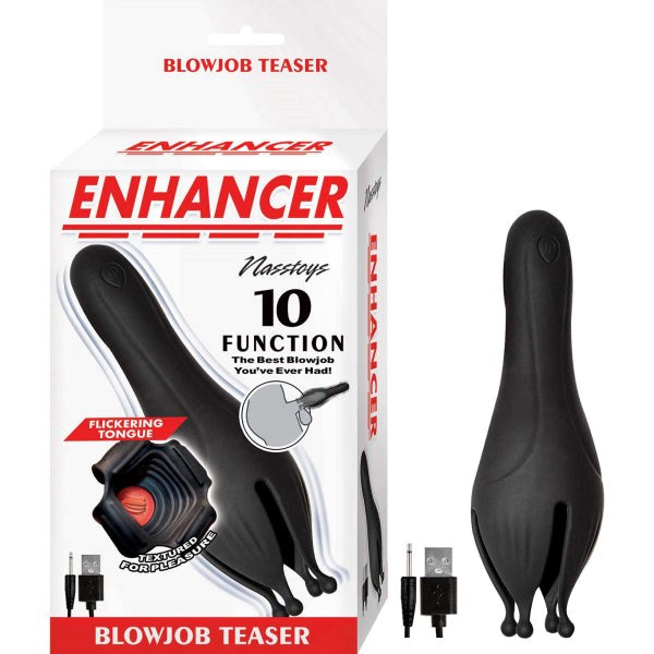 ENHANCER Blow Job Teaser Suctioned Vibrating Sleeve - - Masturbators and Strokers