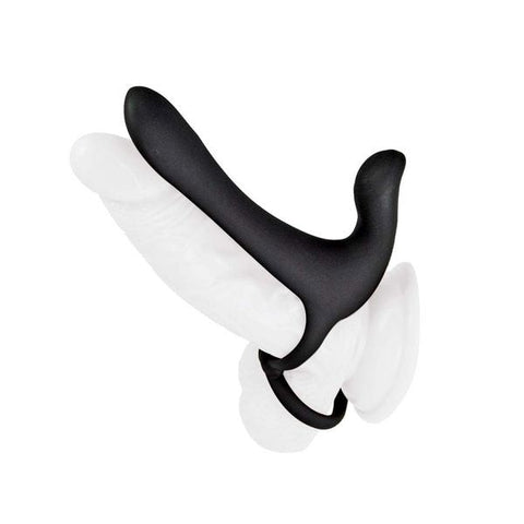Nasstoys Dual Pleasure P Spot Vibrator Rechargeable and Waterproof with Cock Rings - Prostate Toys