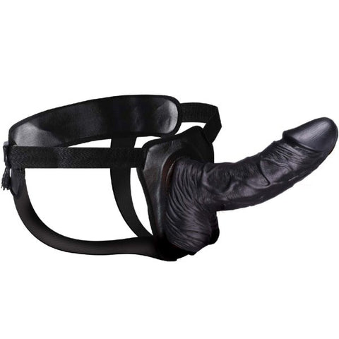 Nasstoys ERECTION ASSISTANT Hollow Strap On 8 Inches Adjustable Harness - Strap On Sextoys