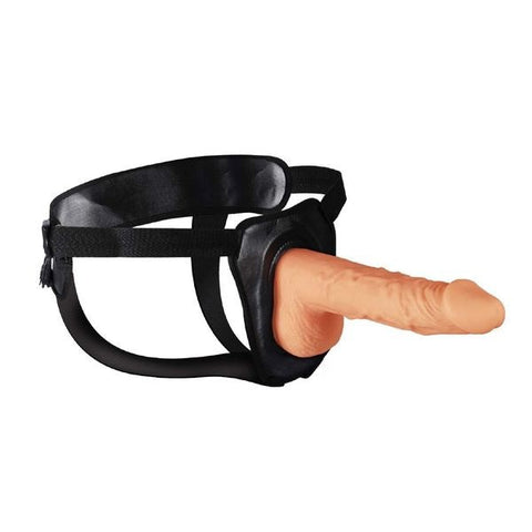 Nasstoys ERECTION ASSISTANT Hollow Strap On 9.5 Inches Adjustable Harness - Strap On Sextoys