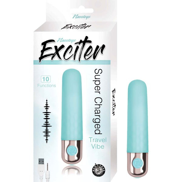 EXCITER Phthalates Free MiniTravel Vibe 10 Functions - - Mini & Slim Vibrators