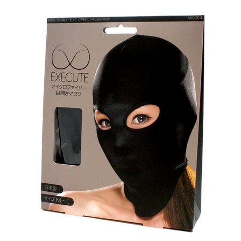 EXECUTE Breathable Fetish Mask for Sensual Exploration with Eye Holes - Masks And Blindfolds