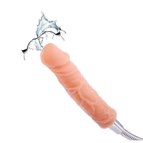 Nasstoys H20 Splish Splash Squirting Dong and Douche 7 Inch Dual Purpose - Enemas and Douches