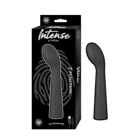 Nasstoys INTENSE 6 Inch G Spot Vibrator With 7 Functions Curved Design - G-Spot Vibrators