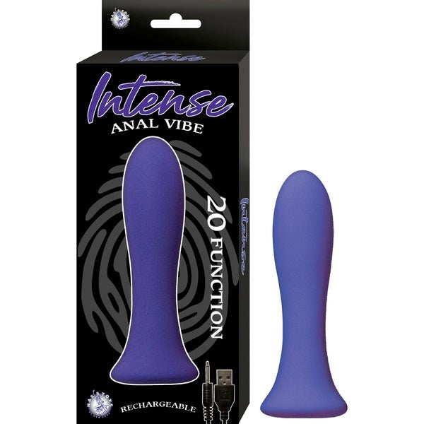 INTENSE Anal Vibe 20 Function Waterproof 100% Silicone - - Anal Vibrators
