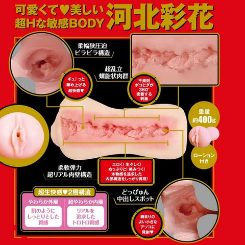 Exe and King Saika Kawakita Sensual Onahole Textured Masturbator - Masturbators and Strokers