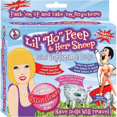 Nasstoys LIL HO PEEP and Her Sheep Inflatable Party Dolls with Sheep - Love Dolls