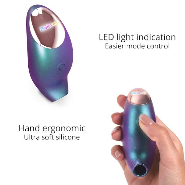 LOVE TO LOVE Believer Ergonomic Flapping Pleasure Device - - Clit Ticklers and Pulsators