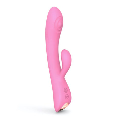 LOVE TO LOVE Bunny and Clyde Rabbit Vibrator with Dual Motor Tapping Technology - Rabbit Vibrators