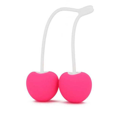 Love To Love Cherry Love Hanging Geisha Balls for Pelvic Floor Strengthening - Love Eggs and Kegel Exercisers