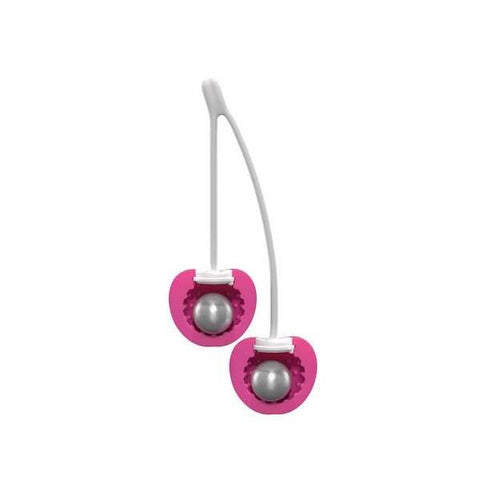 Love To Love Cherry Love Hanging Geisha Balls for Pelvic Floor Strengthening - Love Eggs and Kegel Exercisers