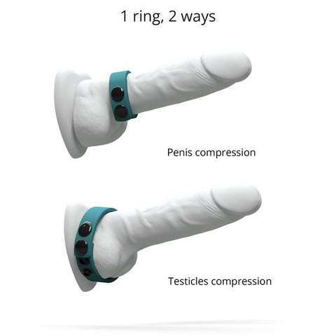 LOVE TO LOVE Hero Ring Adjustable Silicone Cock Ring with Custom Fit - Stretchy Cock Rings