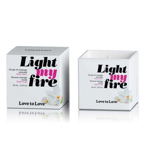Love To Love Light My Fire Fragrant Candles Massage Oil Transformation - Bath and Intimate Fragrances