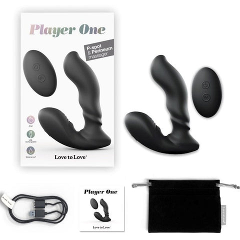 Love To Love Player One Dual Motor Prostate Massager with Remote Control - Prostate Toys