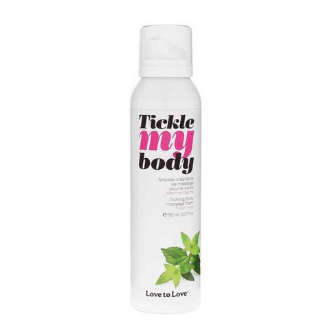 Love To Love Tickle My Body Massage Foam Coconut Scented Intimate - Massage Oils and Lubricants