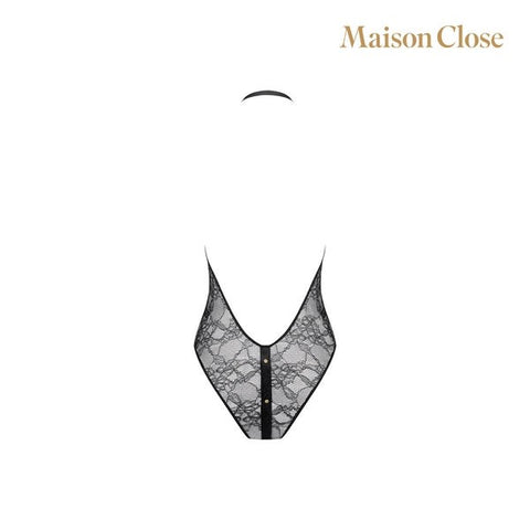 Maison Close Lace Button up Body Suit Gift Box with Magnetic Buttons - Teddies and Bodysuits