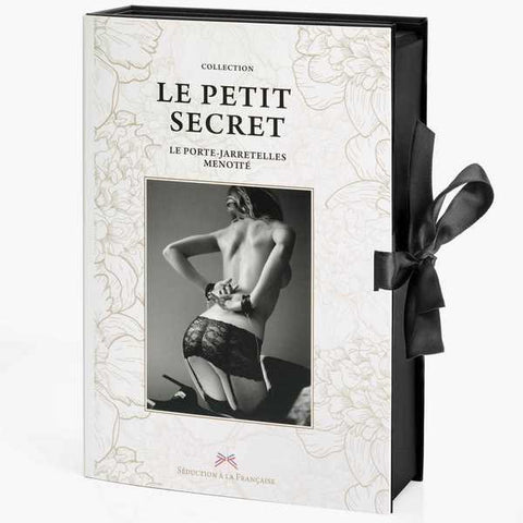 Maison Close Lace Garter Belt And Elastic Cuffs Gift Box with Chains - Her Fetish