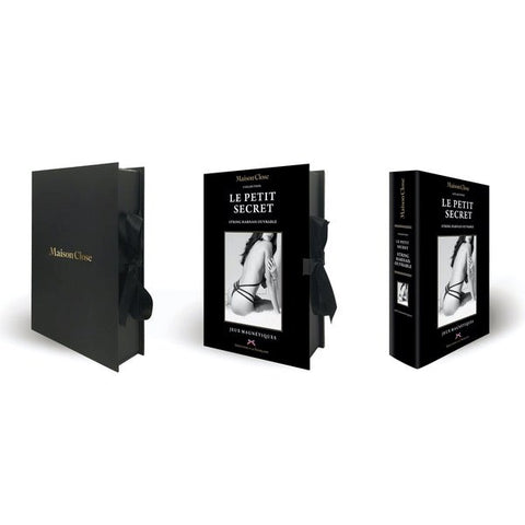 MAISON CLOSE Lace Thong With Harness Gift Box and Magnetic Access - Her Fetish