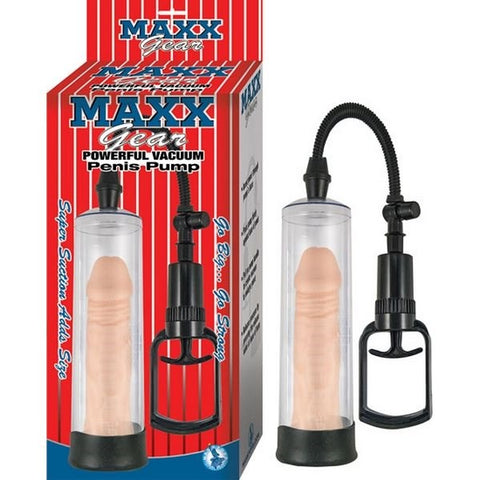 Nasstoys MAXX GEAR Powerful Vacuum Penis Pump EZ Squeeze Handle Super Suction - Penis Pumps And Stretchers