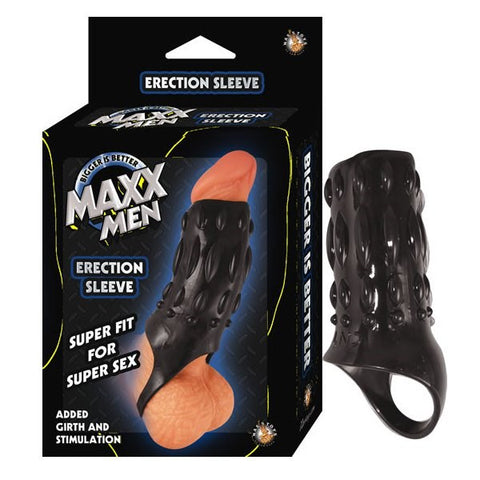 Nasstoys MAXX MEN Bigger is Better Erection Cock Sleeve TPE Enhancement - Pumps, Extenders and Sleeves