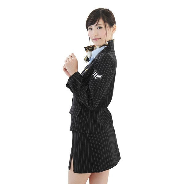 Mile High Flight Attendant Provocative Costume - - Fancy Dress Ups