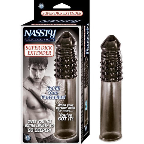Nasstoys NASSTY COLLECTION Super Stretchy Dick Extender with Ribbed Texture - Pumps, Extenders and Sleeves