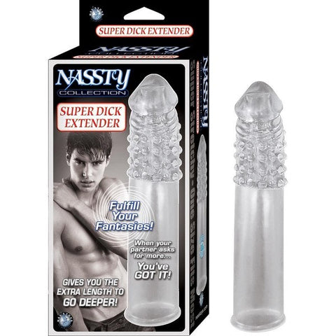 Nasstoys NASSTY COLLECTION Super Stretchy Dick Extender with Ribbed Texture - Pumps, Extenders and Sleeves