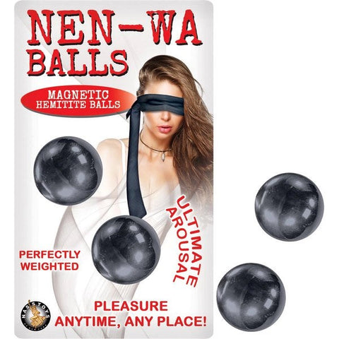 Nasstoys NEN WA Magnetic Hematite Pleasure Balls Kegel Exercise Sex Toy - Love Eggs and Kegel Exercisers