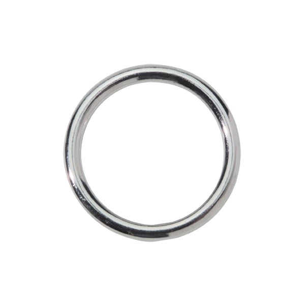 Nickel Plated Metal Cock Ring 1.5 inches - - Steel Cock Rings