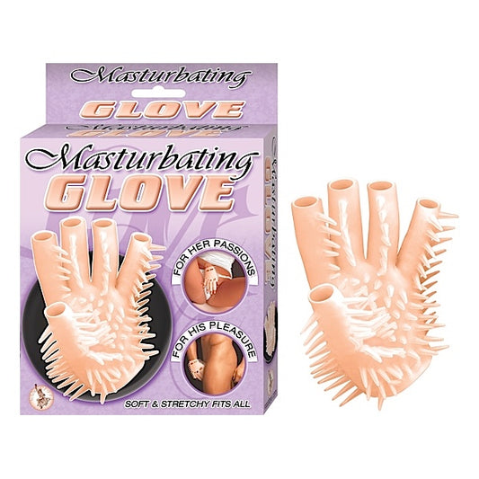 Masturbating Glove Soft And Stretchy One Size Fits All - - Masturbators and Strokers