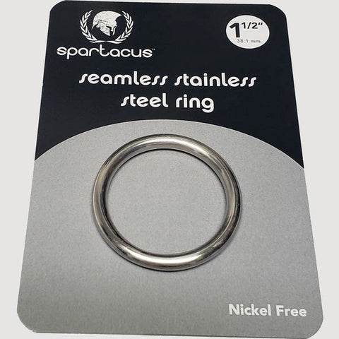 Spartacus Enterprises Seamless Stainless Steel ED Cock Rings Premium Metal - Steel Cock Rings