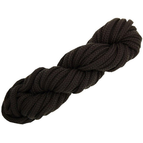 Exe and King SM Restraint Soft Bondage Rope 12 metres Black Soft Touch - Cuffs And Restraints