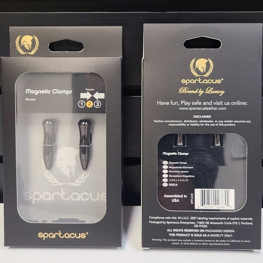 SPARTACUS Magnetic Nipple Or Clit Clamps Arrow - - Nipple and Clit Clamps