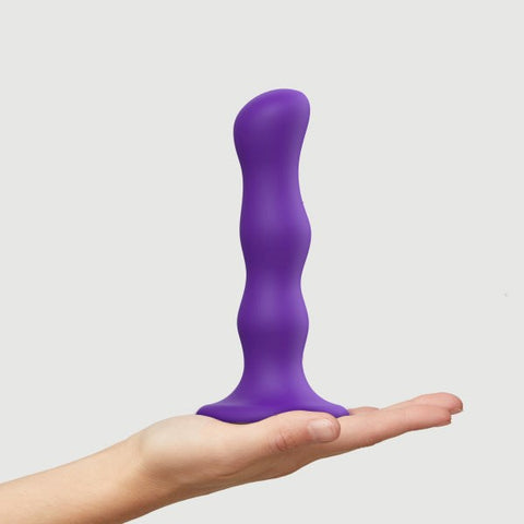 Strap On Me Dildo Plug With Geisha Balls Medium with Rotating Stimulation - Anal Dildos