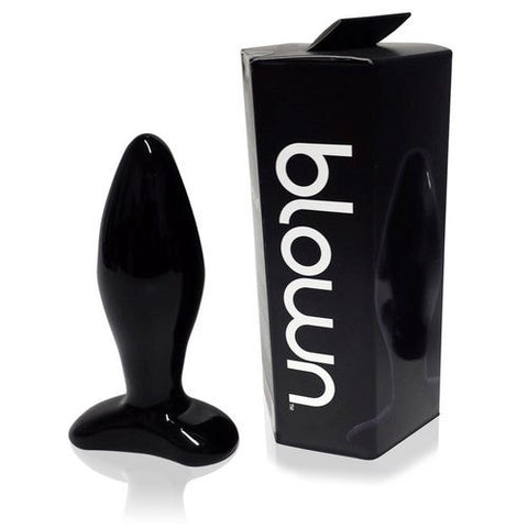 Spartacus Enterprises Tapered Anal Plug Made From Borosilicate Glass Medium - Butt Plugs